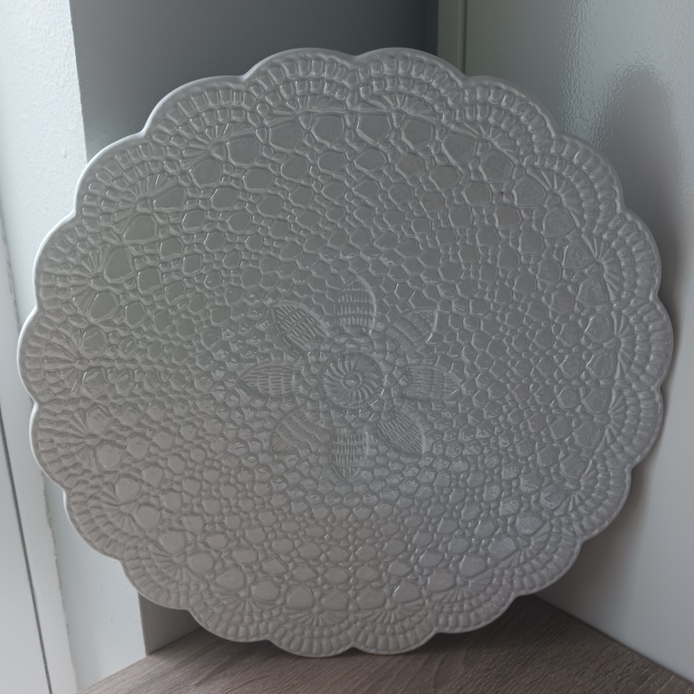 🌷 Bath & Bodyworks Large Ceramic Serving Plate / Platter - Picture 5 of 11